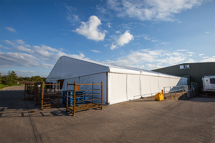 Short Term Storage Marquee – A Fast Response - Industrial Structures